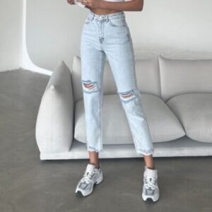 Jean pantalon déchiré